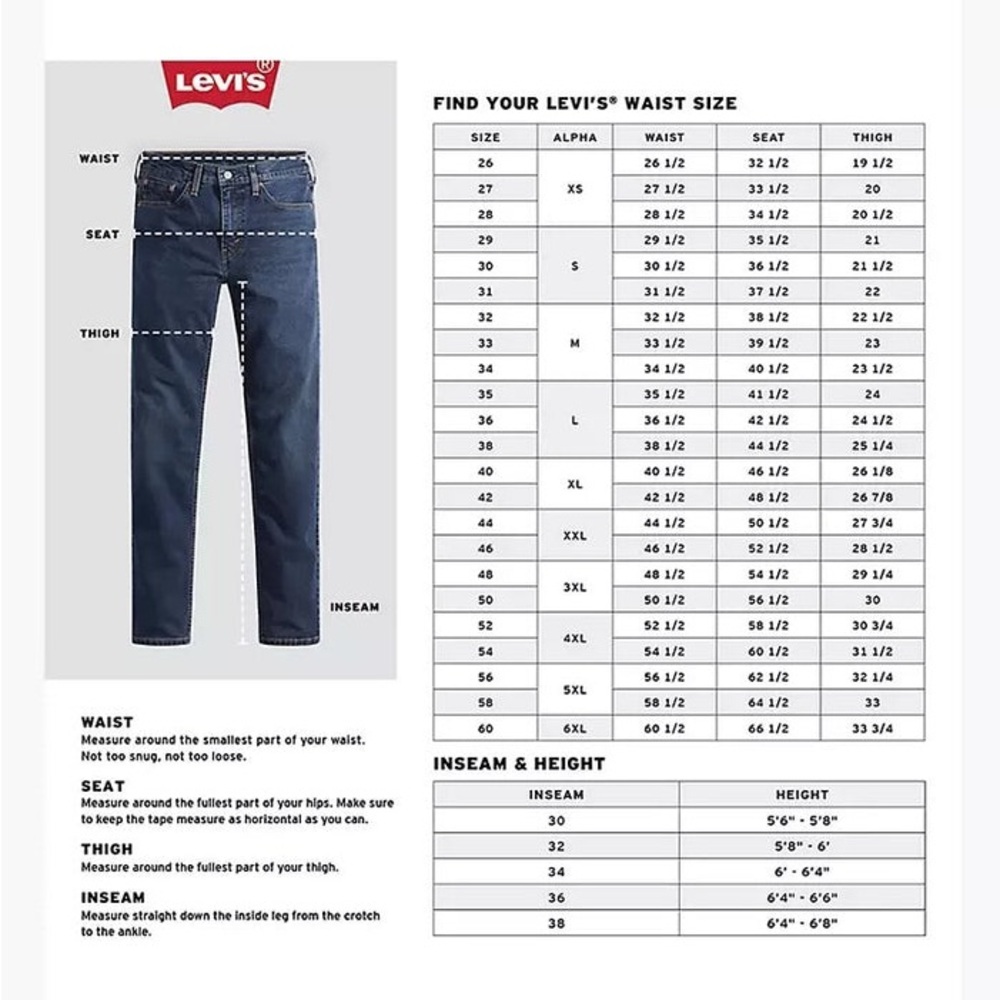 NWT SELVEDGE LEVI'S® 501® ORIGINAL SHRINK-TO-FIT™ JEANS |Size 35/36 - Picture 15 of 16